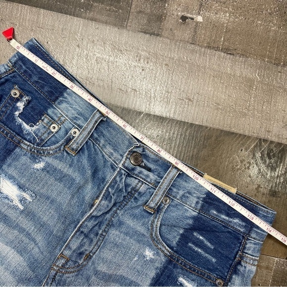 NWOT American Eagle Distressed Vintage Hi-Rise Festival Jean Short size 2 - Picture 9 of 12